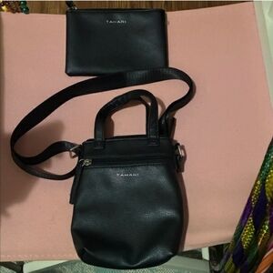 Tahari Black Crossbody Bag Set, 2 Pieces, NWOT